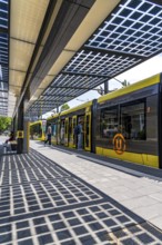 New bus and tram stops at Science Park Utrecht, Utrecht University, the stops have been redesigned,