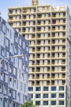 Construction of over 920 student flats at Cambridgelaan in the Science Park, University of Utrecht,