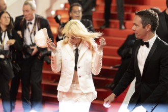 Cannes, France - 16.5.2024: Kristen Stewart on the red carpet during the 78th Cannes International