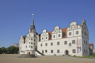 Johannbau built in 1556 Museum of City History, Renaissance, Castle, Dessau, Dessau-Roßlau,