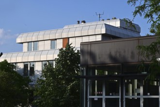 Parts of the Rostlaube and Silberlaube building complex at Freie Universität Berlin in Dahlem