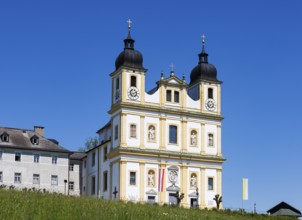 Maria Plain pilgrimage church, baroque church, Bergheim near Salzburg, Flachgau, Salzburger Land,