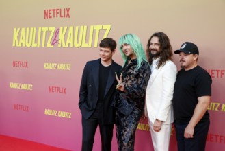 Georg Listing, Bill Kauliutz, Tom Kaulitz and Gustav shepherd (Tokio Hotel) at the special