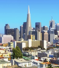 Financial district skyline, San Francisco, California, USA