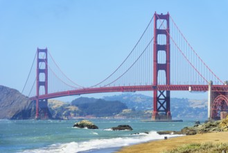 View of Golden Gate Bridge, San Francisco, California, USA