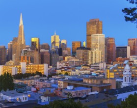 Financial district skyline, San Francisco, California, USA