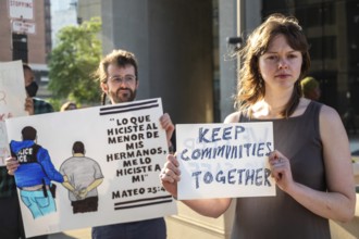 Detroit, Michigan - Activists gathered at the Federal Building to support community members who had