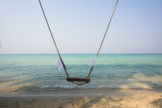 Swing, Khlong Chao Beach, Koh Kood, Koh Kut, Gulf of Thailand, Thailand