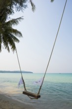 Swing, Khlong Chao Beach, Koh Kood, Koh Kut, Gulf of Thailand, Thailand