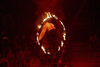 Performance by Circus Barelli in Mannheim***Picture: Magic show by the Tonito family from Spain