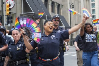 Detroit, Michigan USA - 8 June 2025 - Gay, lesbian, bisexual, and transgender activists and their