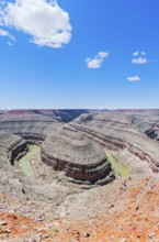 San Juan River meanders, Goosenecks State Park, Utah, USA