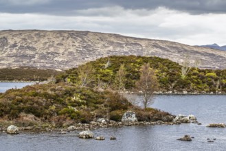 Rannoch Moor over Loch Ba and Loch of the Armpit, A82 Highland Way, Argyll and Bute, West