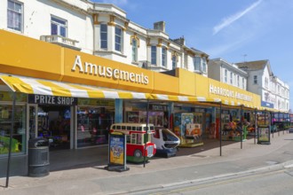 Harrisons Amusements amusement arcade, Dawlish, south Devon, England, UK