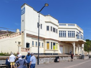 Teign Corinthian Yacht Club building, Eastcliff, Teignmouth, south Devon, England, UK