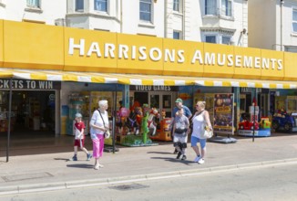 Harrisons Amusements amusement arcade, Dawlish, south Devon, England, UK