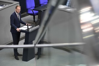 Benedikt Buedenbender (CDU/CSU) speaks on the agenda item Mandatory labelling of livestock farming