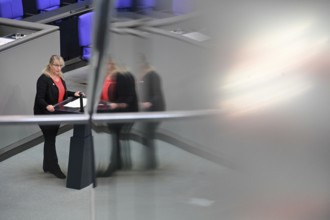 Ina Latendorf (Die Linke) speaks on the agenda item Animal husbandry labelling obligation at the