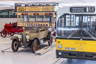 The Mercedes-Benz Museum in Stuttgart presents a journey through the automotive history of the