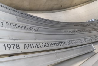 The Mercedes-Benz Museum in Stuttgart presents a journey through the automotive history of the