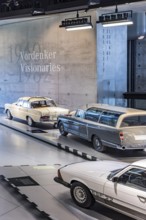 The Mercedes-Benz Museum in Stuttgart presents a journey through time through the automotive