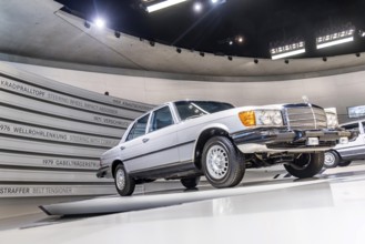 Mercedes-Benz 300 SD from 1980, the first series-produced passenger car to be equipped with a