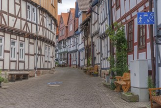 Bad Sooden, Allendorf, Allendorf district, historic old town with numerous half-timbered houses