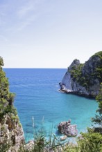 Fakistra Beach on the Aegean Sea, Pelion Peninsula, Thessaly, Greece