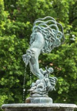 Bäckahästen, The Creek Horse, a mythological animal that is a fountain in Ystad, Skåne County,