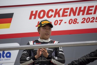 Euroform Open Hockenheimring, Race 1***Michael Shin South Korea at the podium ceremony