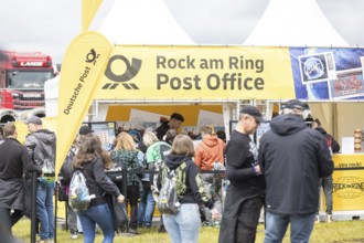 Deutsche Post Post Office at the Rock am Ring Festival on Friday, Nürburgring race track race