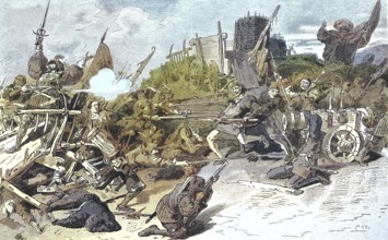 German Peasants' War, 1524-1526, defeat of the farmers under Thomas Münzer near Frankenhausen.