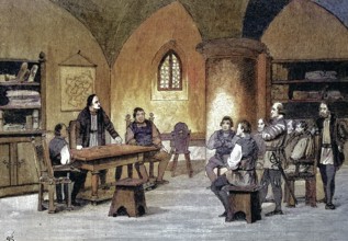German Peasants' War, 1524-1526, session of the Constitutional Council in Heilbronn/German