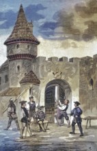 German Peasants' War, 1524-1526, Der Rat von Mühlhausen has the gates blocked off/German Peasants'