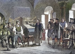 German Peasants' War, 1524-1526, The Insurgents in the Town Hall in Heilbronn/German Peasants' War,