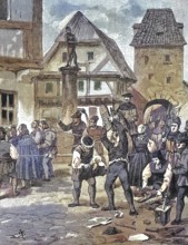 German Peasants' War, 1524-1526, The Farmers in Berken Mistreat the Jews/German Peasants' War, The