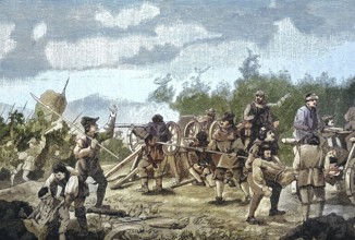 German Peasants' War, 1524-1526, battle near Leipheim, Swabia, Bavaria/German Peasants' War, battle