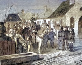 German Peasants' War, 1524-1526, Eitel Hans Ziegelmüller with his satellites. Eitelhans