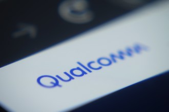 Dhaka, Bangladesh- 02 Dec 2025: A Close-up of a laptop screen is displaying the Qualcomm web