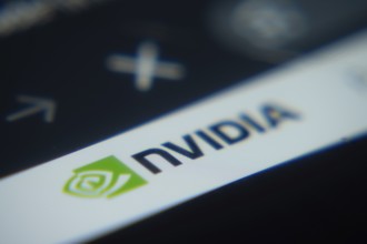 Dhaka, Bangladesh- 02 Dec 2025: A Close-up of a laptop screen is displaying the nvidia web