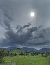 Landscape in the Carpathian Mountains, Romania