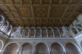 Lecture hall of the National Yuri Fedkovych University, founded in 1875, Czernowicz, Ukraine