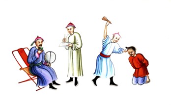 Jurisprudence, torture and punishment in medieval China, punishment with a punch on the mouth for