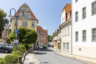 Downtown Pulsnitz, Saxony, Germany