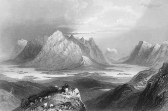 Cloonnacartan landscape in Connemara National Park, nature reserve, County Galway, Ireland, wild