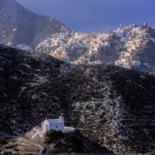 Mountain village Olympos on the island of Karpathos, Dodecanese, Aegean Sea, Greece
