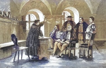 German Peasants' War, 1524-1526, Münster preaches to the prince. The so-called Prince's Sermon was