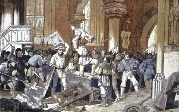 German Peasants' War, 1524-1526, iconoclasm in Mühlhausen/German Peasants' War, iconoclasm in