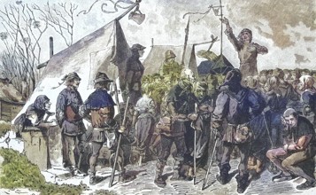 German Peasants' War, 1524-1526, Pfeiferhänslein preaches, Hans Böhm or Hans Behem, Pauker von