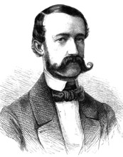 Stefan Franz Viktor, Archduke of Austria, 1817-1867, woodcut from 1864